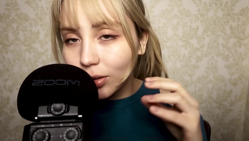 ASMR Bluekatie - Mouth Sounds - Positive Affirmation - Inaudible Whisper