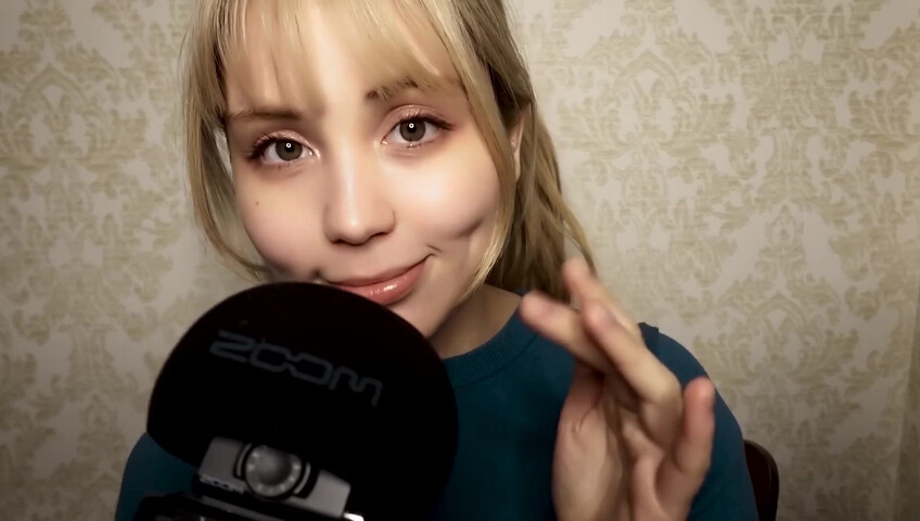 ASMR Bluekatie - Mouth Sounds - Positive Affirmation - Inaudible Whisper