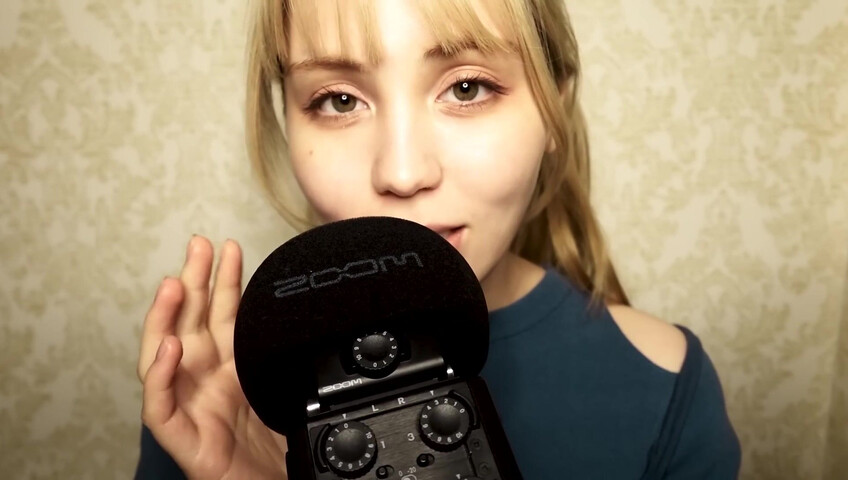 ASMR Bluekatie - Mouth Sounds - Positive Affirmation - Inaudible Whisper