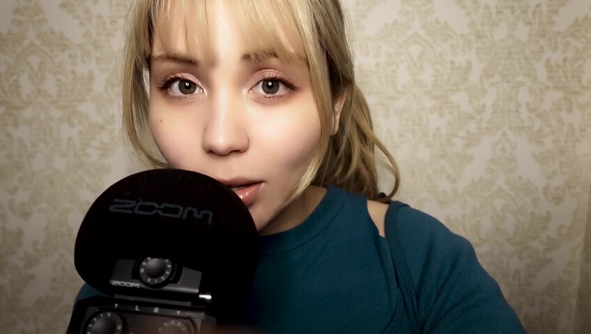 ASMR Bluekatie - Mouth Sounds - Positive Affirmation - Inaudible Whisper