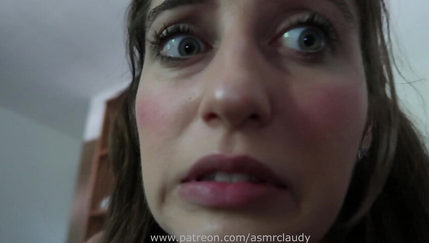 ASMR Claudy - 12 June 2021 - Step Sis and Step Bro Share Hotel Bed