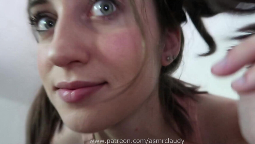 ASMR Claudy - 12 June 2021 - Step Sis and Step Bro Share Hotel Bed