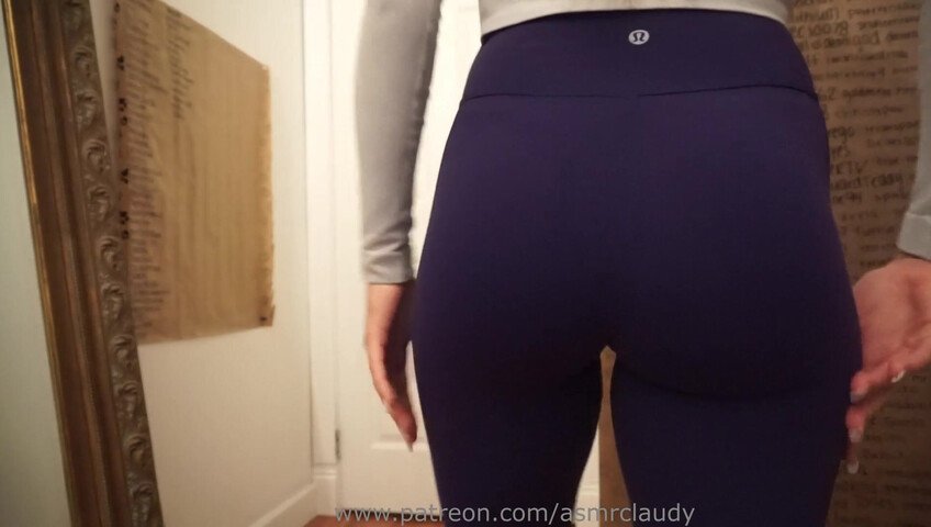 ASMR Claudy - 31 March 2021 - Leggings Sale Girl