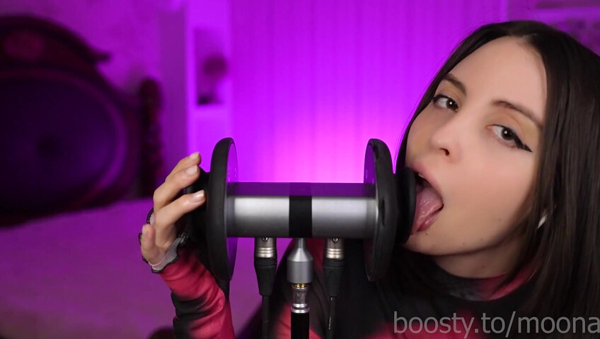 ASMR Ear Licking  | Moona