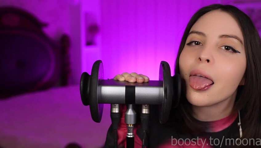 ASMR Ear Licking  | Moona
