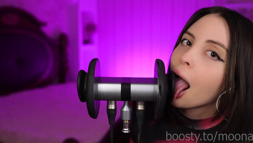 ASMR Ear Licking  | Moona
