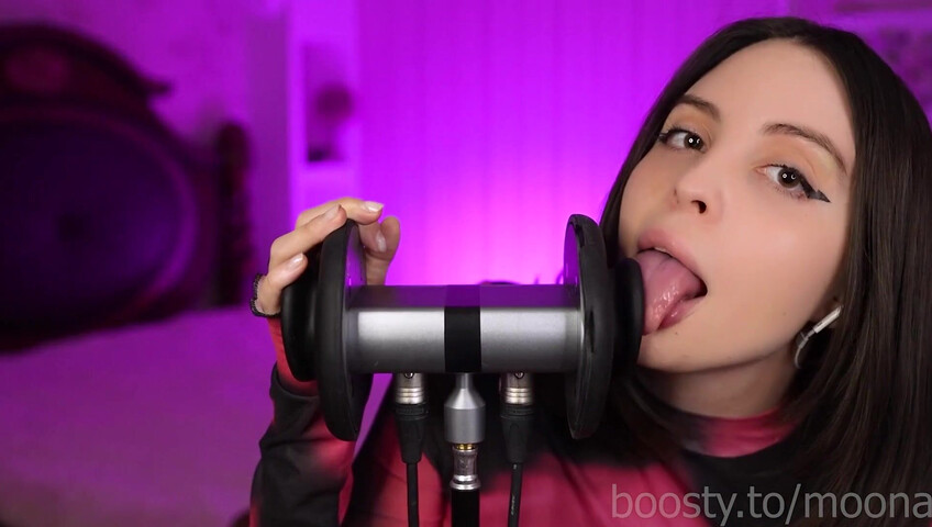 ASMR Ear Licking  | Moona