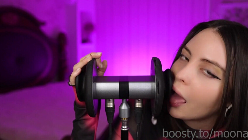 ASMR Ear Licking  | Moona