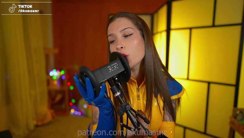 ASMR Ear Licking 3Dio Akuma ASMR