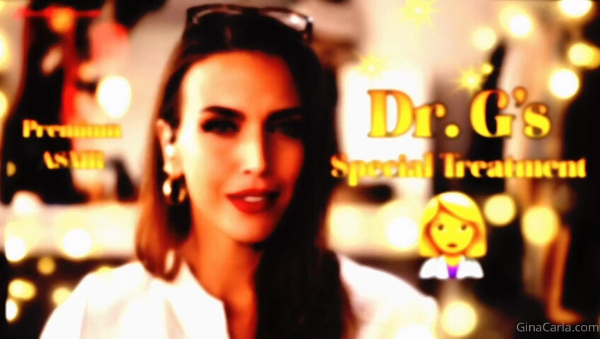 ASMR Gina Carla - Dr G's special treatment