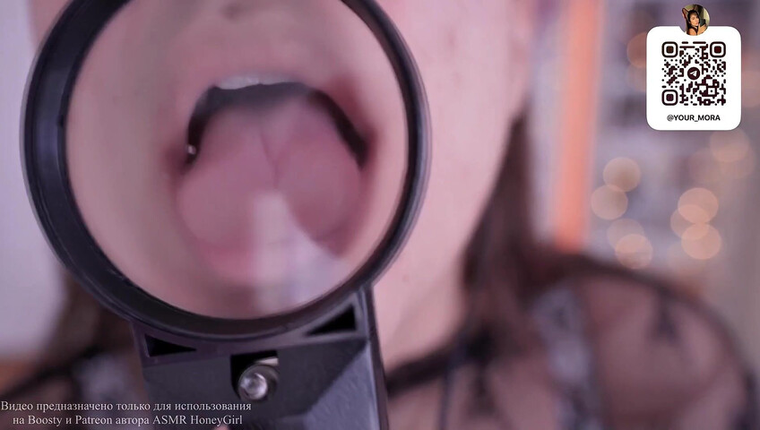 ASMR HoneyGirl -  20 July 2025 - Lens Licking