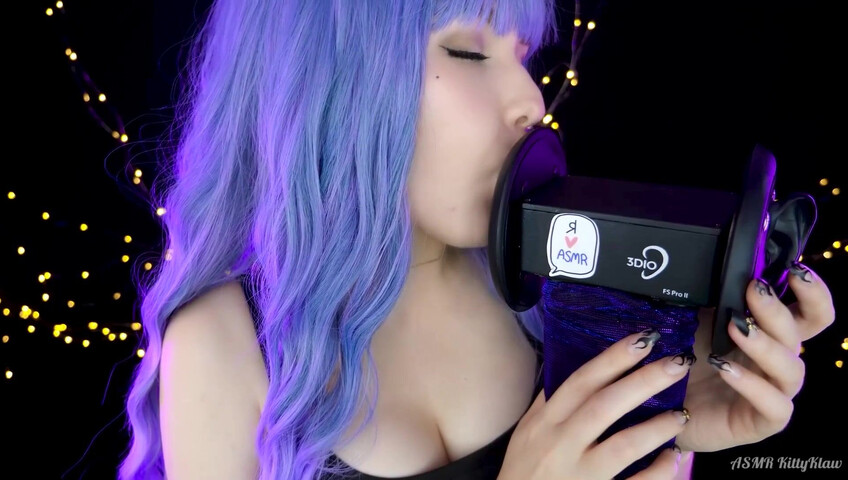 ASMR Kitty Klaw - Hot Licking & Mouth sounds