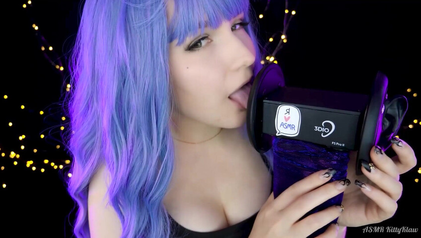 ASMR Kitty Klaw - Hot Licking & Mouth sounds