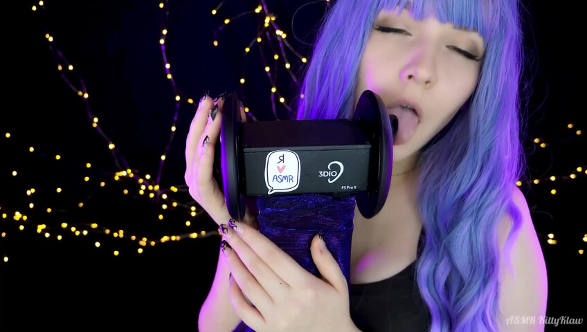 ASMR Kitty Klaw - Hot Licking & Mouth sounds