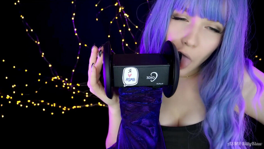 ASMR Kitty Klaw - Hot Licking & Mouth sounds