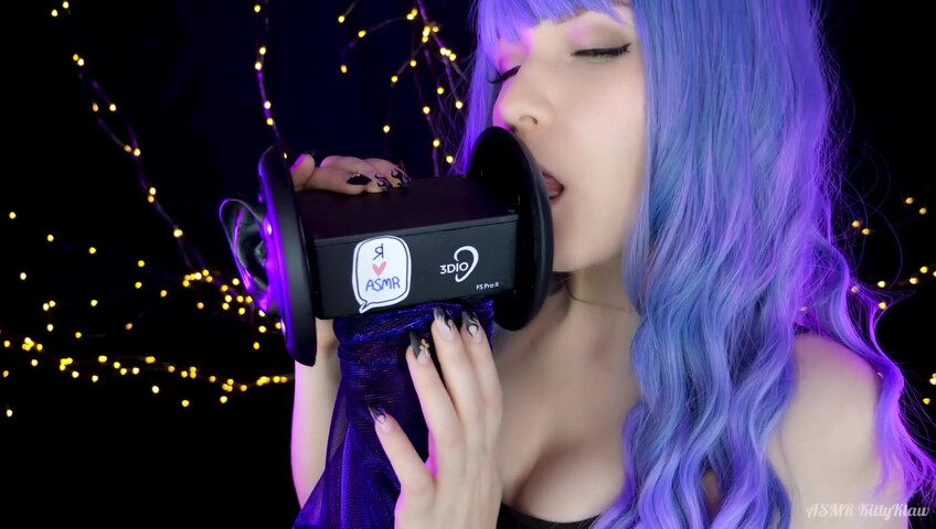 ASMR Kitty Klaw - Hot Licking & Mouth sounds