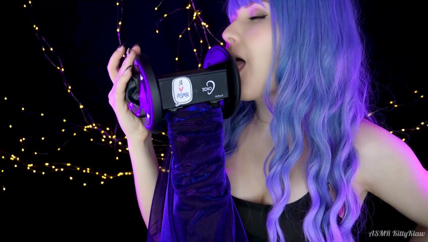 ASMR Kitty Klaw - Hot Licking & Mouth sounds