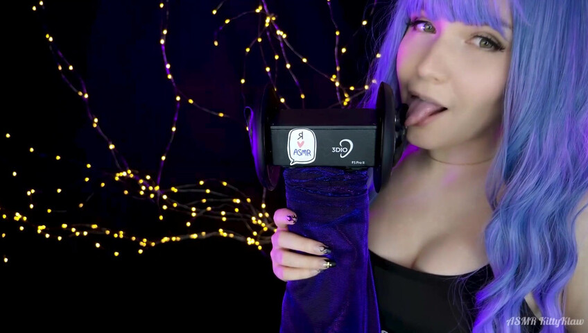 ASMR Kitty Klaw - Hot Licking & Mouth sounds