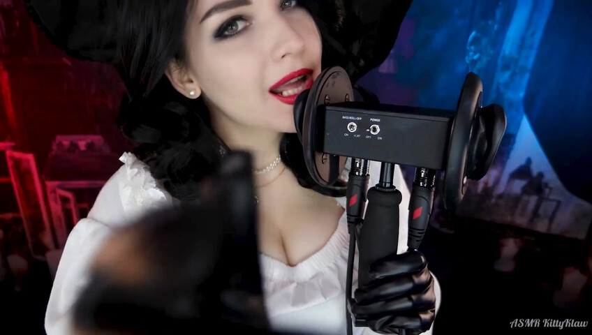 ASMR Kitty Klaw - Lady Dimitrescu Licking & Mouth sounds