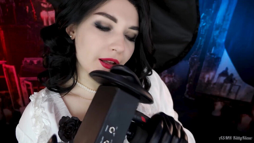 ASMR Kitty Klaw - Lady Dimitrescu Licking & Mouth sounds