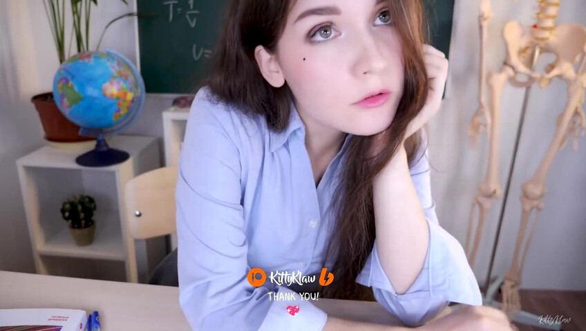 ASMR KittyKlaw - Shool Girl Roleplay