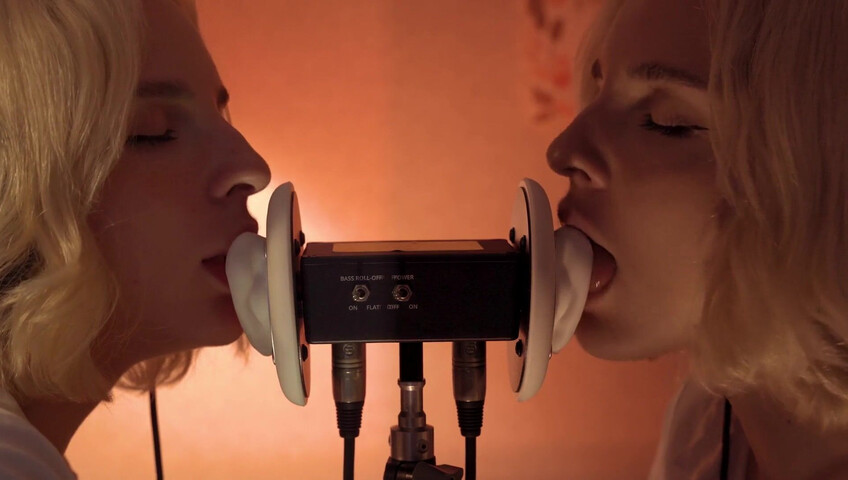 ASMR MACRO Double Ear Licking Close Up by Elsa