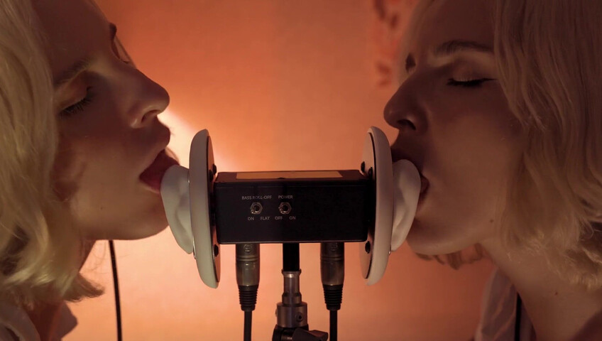 ASMR MACRO Double Ear Licking Close Up by Elsa