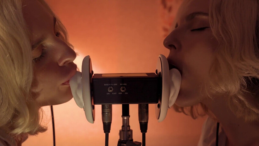 ASMR MACRO Double Ear Licking Close Up by Elsa