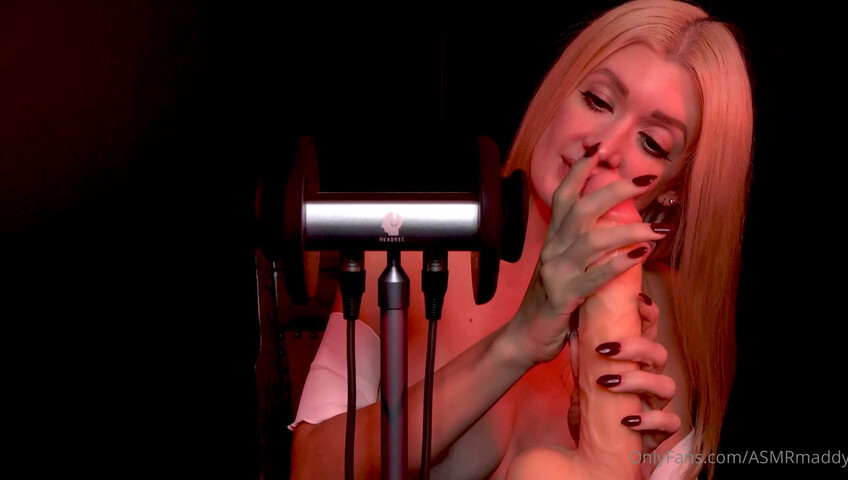 ASMR Maddy - 17 April 2021 - 10 Inch Dildo ASMR - Video shot a few months ago