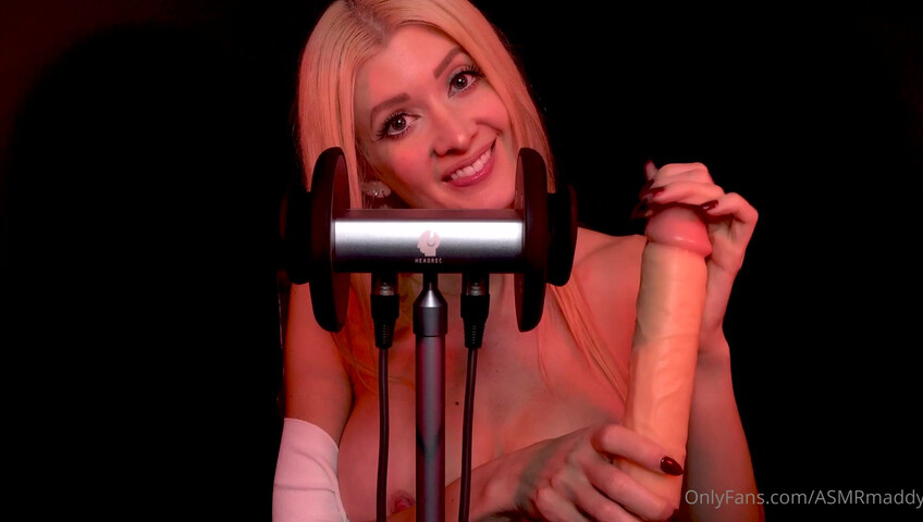 ASMR Maddy - 17 April 2021 - 10 Inch Dildo ASMR - Video shot a few months ago