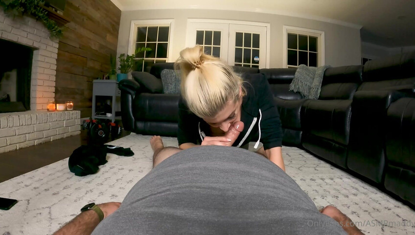 ASMR Maddy Blowjob - 25 March 2021 - Personal Trainer POV Blowjob