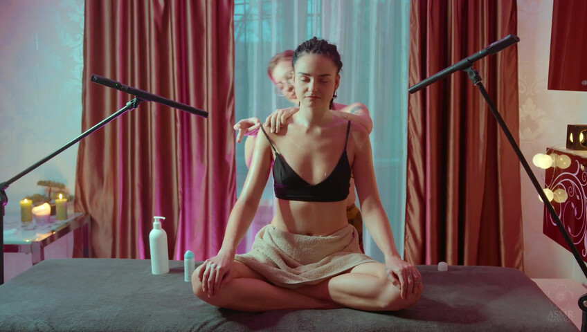 ASMR Massage - 27 October 2024 - Shoulders Massage by Yolana to Amazonica