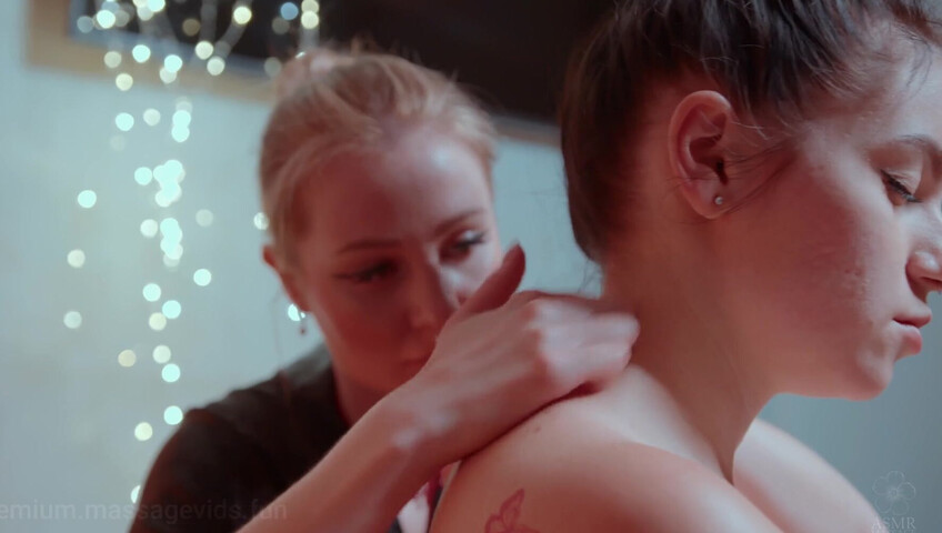 ASMR Massage - Body Connection Neck and Back Massage by Tory to Nikki