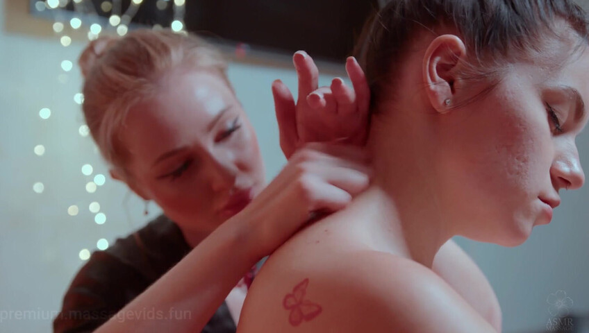 ASMR Massage - Body Connection Neck and Back Massage by Tory to Nikki