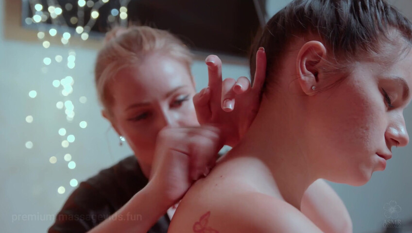 ASMR Massage - Body Connection Neck and Back Massage by Tory to Nikki