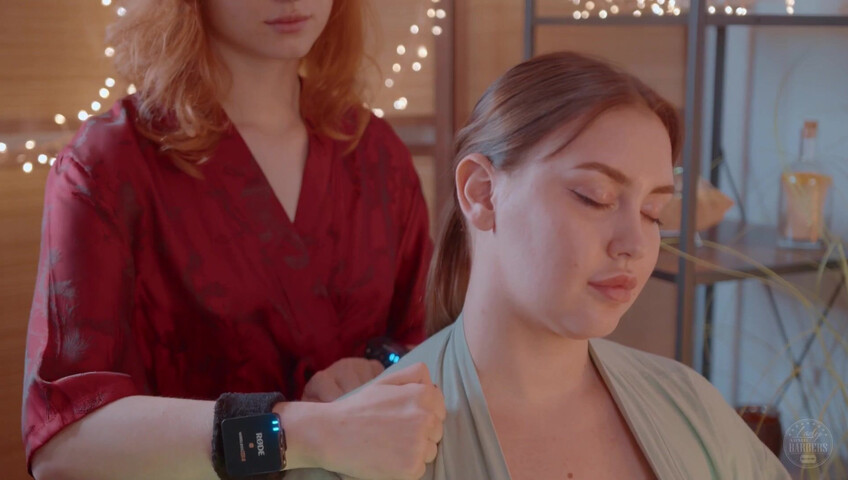 ASMR Massage - Breasts Massage by Angelica to Liza