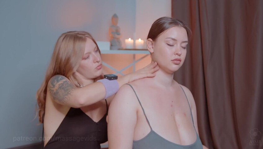 ASMR Massage - Relaxing Shoulders Massage by Yolana to Liza 19-06-2025