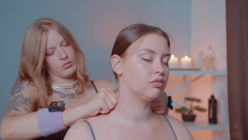 ASMR Massage - Relaxing Shoulders Massage by Yolana to Liza 19-06-2025