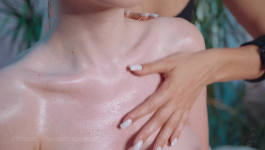 ASMR Massage - Shoulders Massage by Olga to Agata