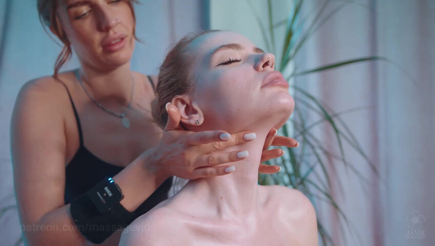 ASMR Massage - Shoulders Massage by Olga to Agata