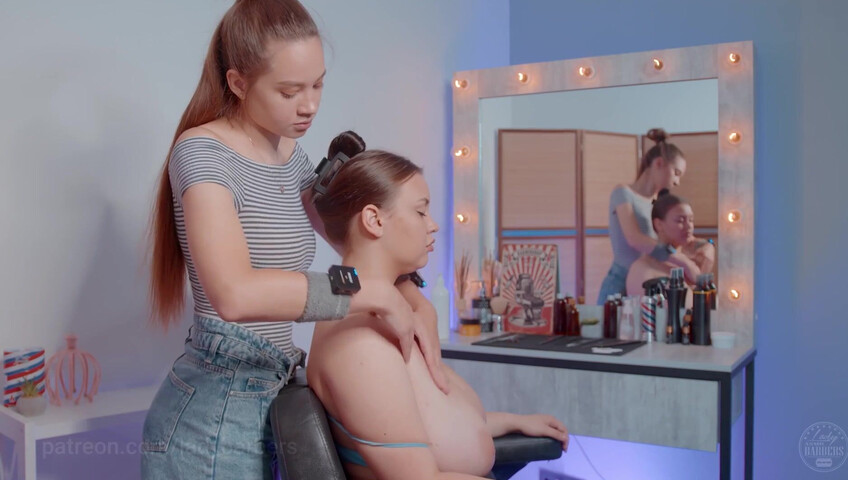 ASMR Massage - Shoulders and Breasts Massage by Sandra to Liza