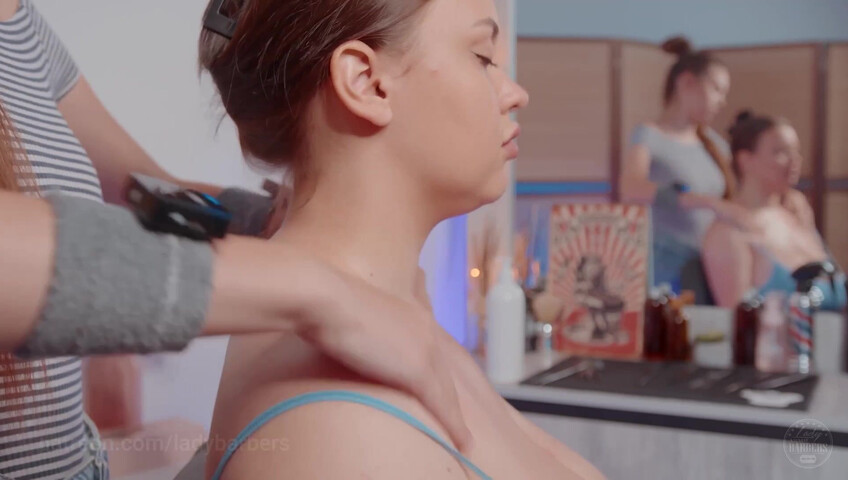 ASMR Massage - Shoulders and Breasts Massage by Sandra to Liza