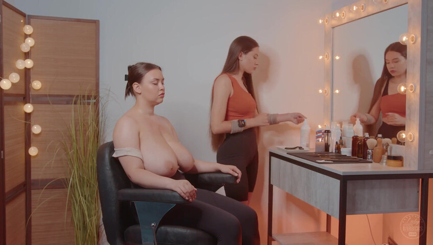 ASMR Massage Fun - Neck and Shoulders Massage By Sandra To Liza