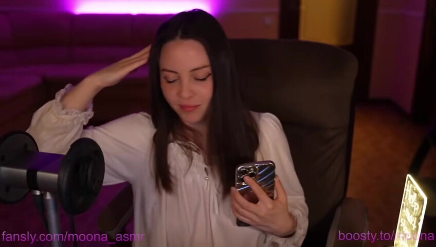 ASMR Moona Tits - Boosty Livestream Best Of