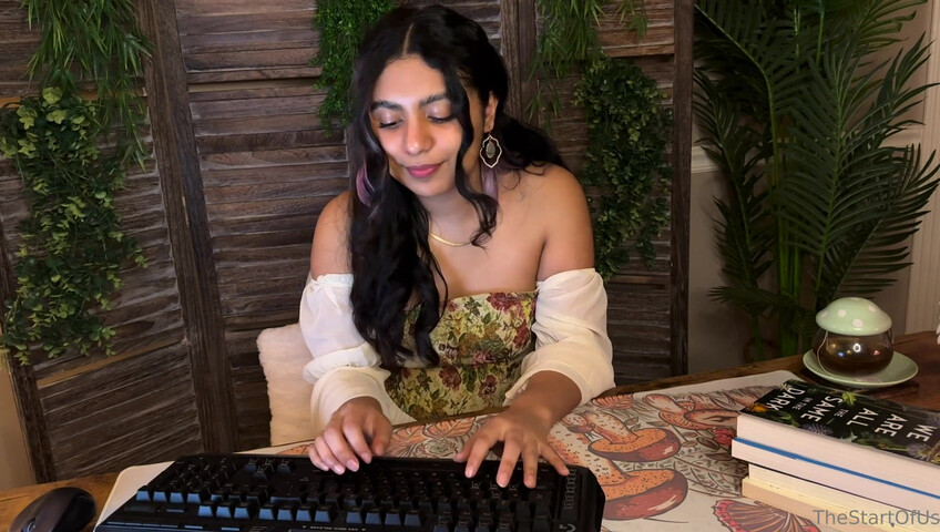 Adhara TheStartOfUs - Bookstore Clerk Calms Your Nerves JOI