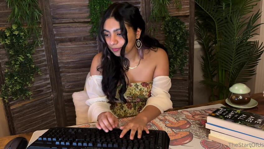 Adhara TheStartOfUs - Bookstore Clerk Calms Your Nerves JOI