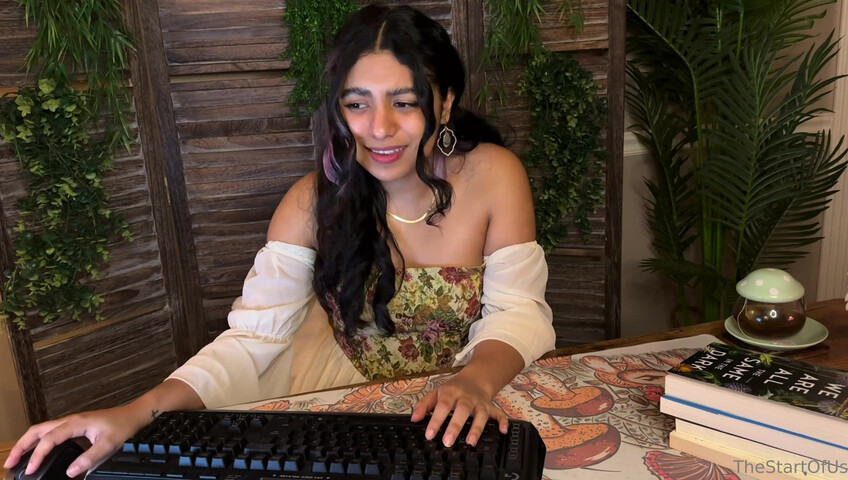 Adhara TheStartOfUs - Bookstore Clerk Calms Your Nerves JOI