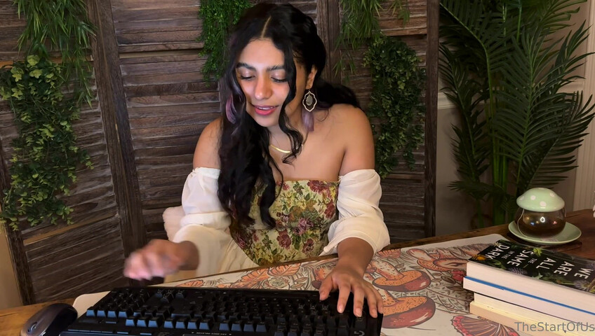 Adhara TheStartOfUs - Bookstore Clerk Calms Your Nerves JOI