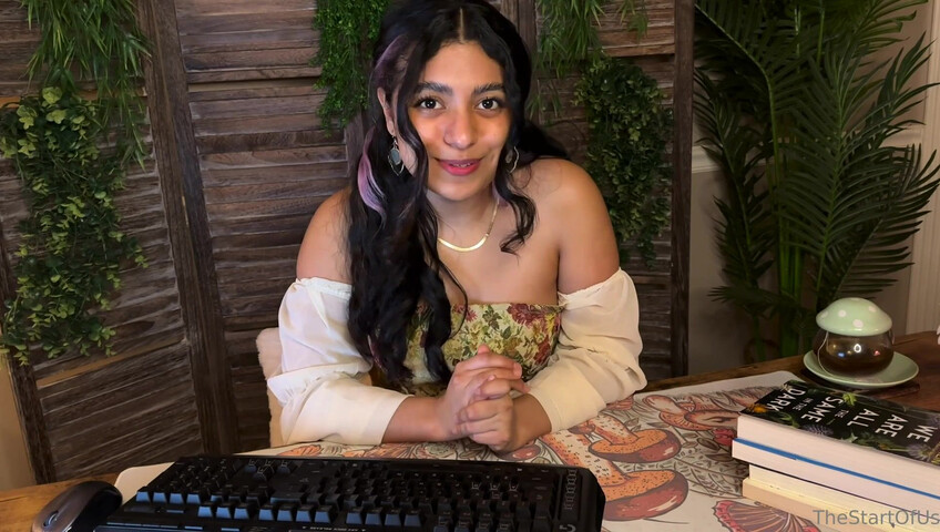 Adhara TheStartOfUs - Bookstore Clerk Calms Your Nerves JOI