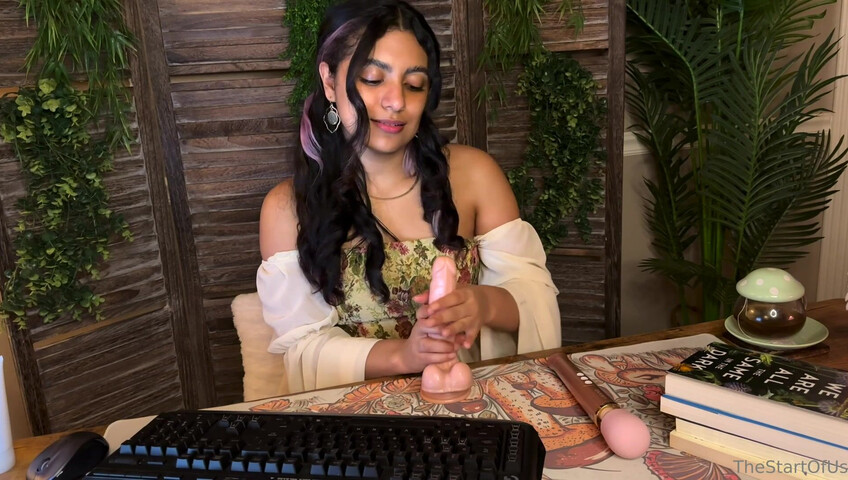 Adhara TheStartOfUs - Bookstore Clerk Calms Your Nerves JOI